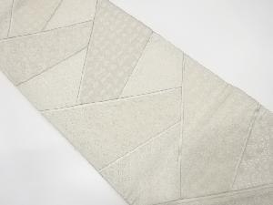 切りばめ　花唐草に古典柄織り出し袋帯